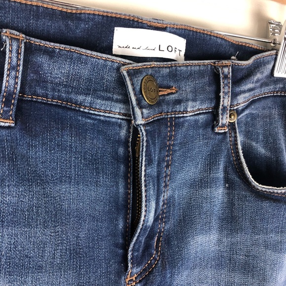 Loft high rise denim legging jeans 0412 - Picture 3 of 10